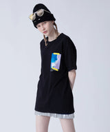 BIG WAVE 1/2 T-SHIRT_BLACK (6581193080950)