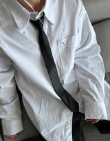 No.0072 satin basic auto necktie (9color)