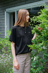 ラウンドロゴオーバーサイズTシャツ / ROUND LOGO OVERSIZED T-SHIRTS_2COLORS