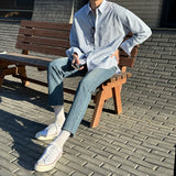 LMN シグナルモダンフィットプレーンシャツ / LMN Signal Modern Fit Plain Shirt (4 colors)