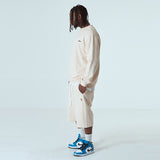 セミバギーフィットハーフパンツ/SEMI-BAGGYFIT HALF PANTS-CREAM