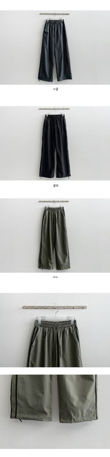 [Jogger, Wide 2] ドリットポニーラインストリングトレーニングワイドパンツ