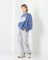 USAナイロンユニフォームスウェット / USA Nylon Uniform Sweatshirt_2color
