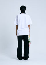 BIG FLOWER BALL SHORT SLEEVE T-SHIRT_WHITE