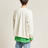 Vネックワッフルカーディガン/DAMP V-NECK WAFFLE CARDIGAN_IVORY