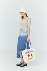グラデーション デニムスカート / Gradation Denim Skirt