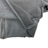 Cut-Off Cutting Hooded Zip-Up