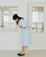 レイヤードリボンワンピース / layered ribbon onepiece sky blue