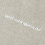 Pigment Slogan Buckle Hoodie - Beige (6624482852982)