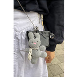 (Bunny Keyring) my name is gray