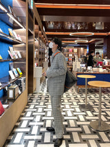 [ASCLO MADE] Linen Check Set Up Slacks (6562351906934)