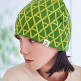 VA Patterned Jacquard Beanie / Green