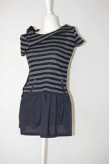 Stripe wool dress