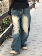 グリーナービンテージワイドデニムパンツ