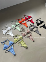 9 colors Basic Tanning Strap Bikini