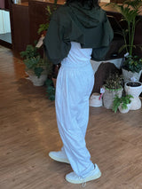 Unique nylon bolero jumper 