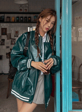 (UNISEX) グロスストリートバーシティジャンパー