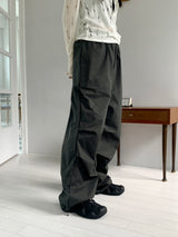 Socle Shirring Pleated Two-Way Jogger Pants