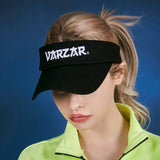 Signature 3D Logo over fit sun-visor cap BLACK