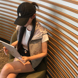 ストリートナイロンフードベスト