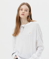 キルシー スモールチェリーロングスリーブＴシャツ／SMALL CHERRY LONG SLEEVE T-SHIRT [WHITE] (6656315949174)
