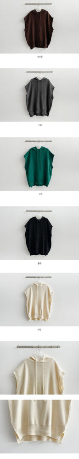 ザ・ディープボクシーフードニットベスト