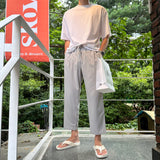 サマーアイスクロップドワイドパンツ