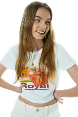 トマトピュレクロップTシャツ/TOMATO PUREE CROP TEE [WHITE]