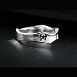 デステニーリングレットシルバーリング / Destiny Ringlet silver ring (4595748896886)