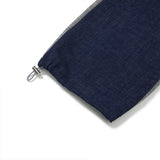 Denim Knit Blocking Pants [BLUE] (6638402011254)