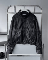 TAP Crack Effect Suede Jacket