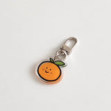 Tangerine key ring (6662930137206)
