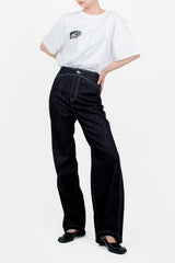 カーブデニムパンツ / CURVED DENIM PANTS