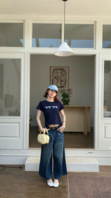 トラベルボウショートスリーブtシャツ