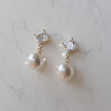 Diamond Pearl Piercing - Gold