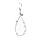 ミニホワイトボールフォーンストラップキーリング / MINI WHITE BALL PHONE STRAP KEY RING