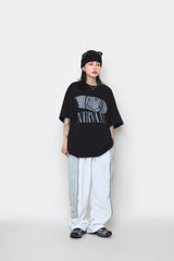 ツートーンカラードストリングパンツ / two-tone colored string pants