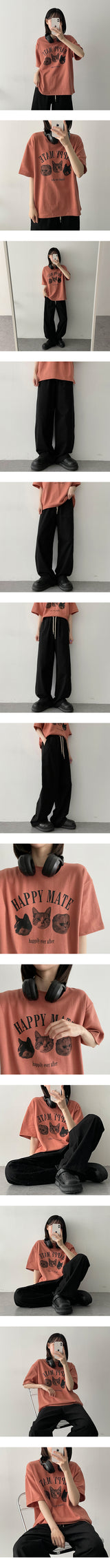 バイオウォッシュドコットンベンダブルワイドパンツ / Bio-washed cotton bendable wide pants