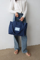 messenger bag (navy blue)