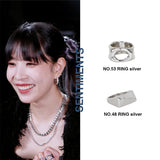 no.48リング / no.48 ring silver (#12 size) boa wei dong han pick