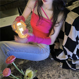 ホットピンクウォーマートップ / hot pink warmer top