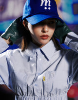 イエロータップクロップシャツ/YELLOW TAP CROP SHIRT LIGHT BLUE