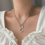 ムーン2ウェイボールドネックレス/dfe Moon Two way Bold Necklace