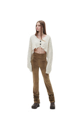 ベルベットシャーリングレギンス/VELVET SHIRRING LEGGINGS