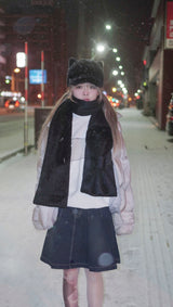 Ribbon Muffler_Fairy black
