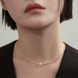 14Kゴールドフィルドパールネックレス/14K goldfilled pearl necklace
