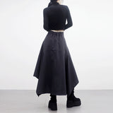 Frenky Unbalanced Skirt Pants