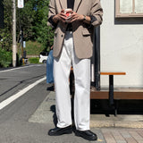 LMN レオセミワイドデニムパンツ