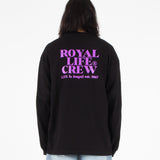 RLLR1102 クルーバックロゴロングスリーブ/RLLR1102 Crew Back Logo Long Sleeve - Black