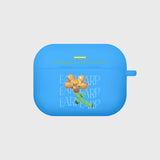 JELLY FLOWER-BLUE(AIR PODS PRO-COLOR JELLY) (6610805751926)